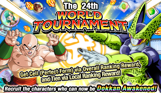 The 24th World Tournament Opens News DBZ Space Dokkan Battle Global