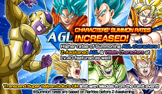 AGL Summon Event Opens News DBZ Space Dokkan Battle Global