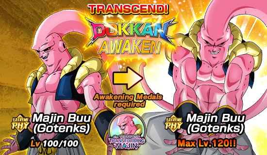 Dragon Ball Z Dokkan Battle - 【NEWS】New Stage of The Terrifying  Transforming Majin!  -------------------------------------------------------------------------------------------------------------------------------  The threatening absorption form that