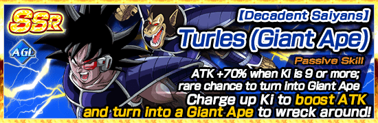 Giant Apes Arise Turles Invasion News DBZ Space Dokkan