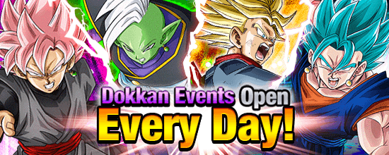 Dokkan Events Open Every Day News DBZ Space Dokkan Battle Global