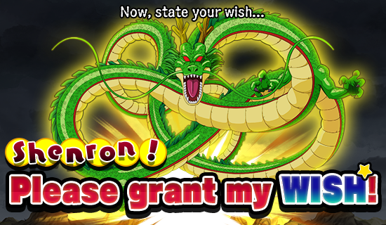 Shenron Please Grant My Wish News Dbz Space Dokkan Battle Global - shenron come and grant my wish roblox dragon ball online episode 2