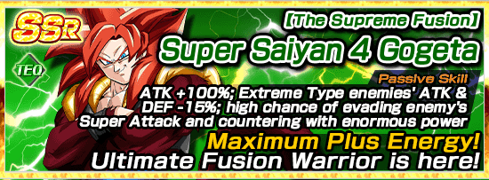 The Supreme Fusion] Super Saiyan 4 Gogeta