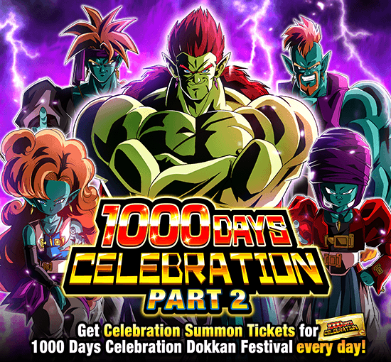 "1000 Days Celebration Part 2" is now on! | News | DBZ Space! Dokkan Battle Global
