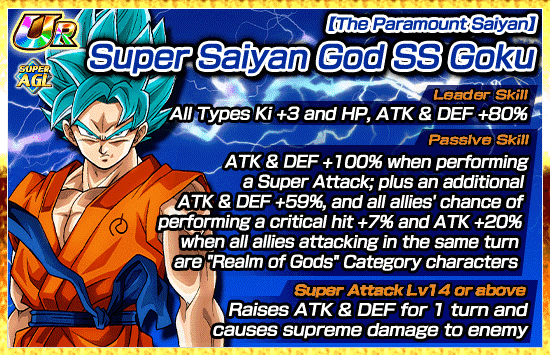 Necessary Evolution Super Saiyan God SS Goku