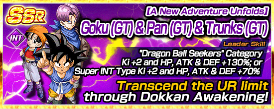 A New Adventure Unfolds Goku (GT) & Pan (GT) & Trunks (GT)