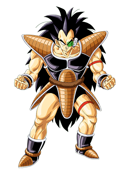 raditz menacing alien warrior